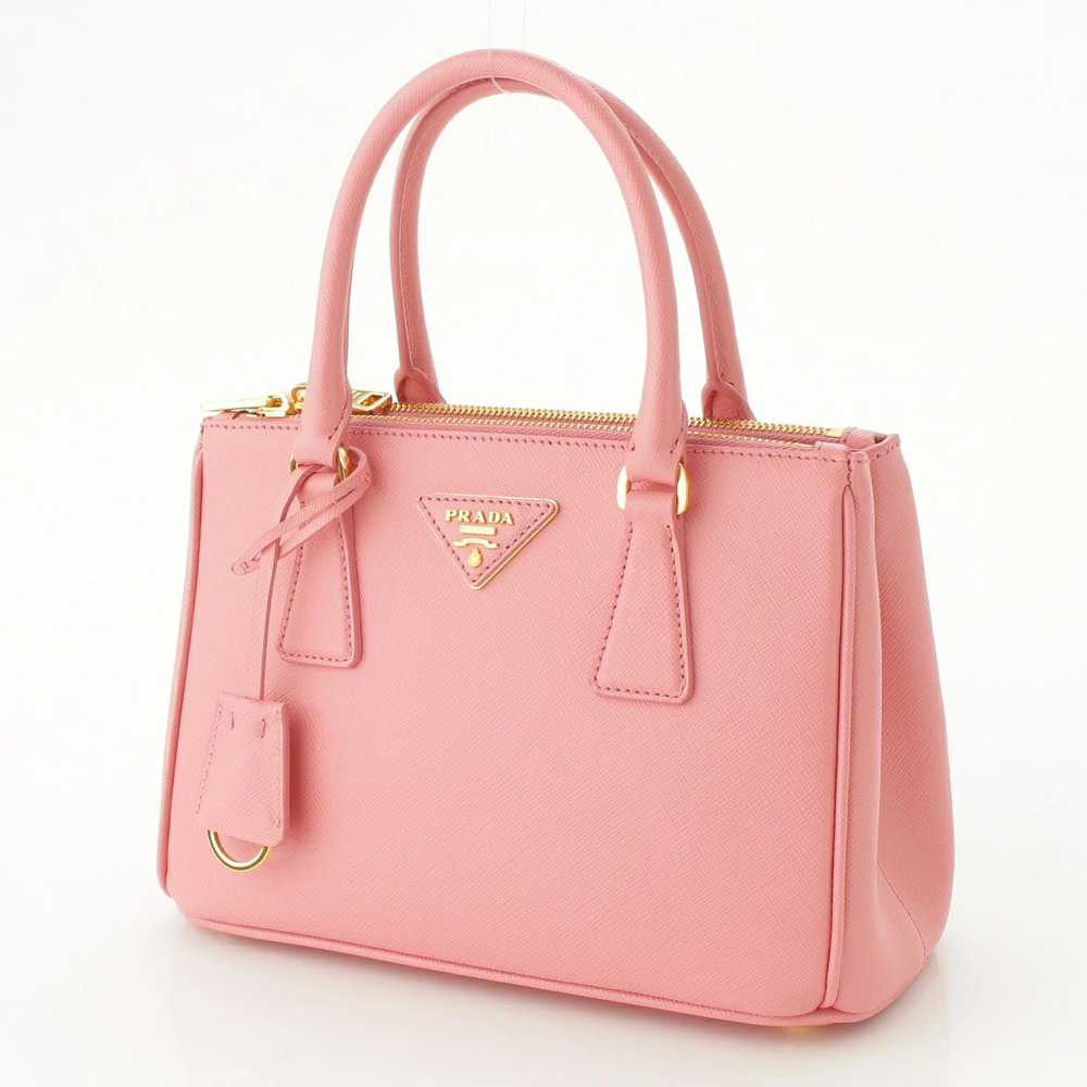 Prada Galleria Petalo Handbag Saffiano Pink
